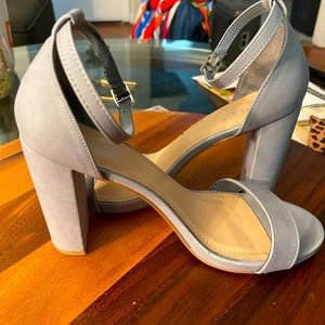 Strappy Powder Blue heels